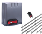 Σετ μοτέρ συρόμενης πόρτας DKC500 με 1 τηλεχειριστήριο και 7m μεταλλική κρεμαγιέρα