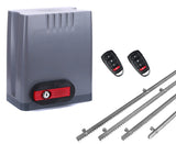 Σετ μοτέρ συρόμενης πόρτας DKC500 με 2 τηλεχειριστήρια και 4m μεταλλική κρεμαγιέρα