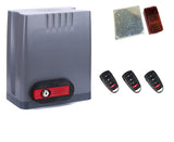 Σετ μοτέρ συρόμενης πόρτας DKC500 με 3 τηλεχειριστήρια και φωτοκύτταρα με ανακλαστήρα