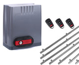 Σετ μοτέρ συρόμενης πόρτας DKC500 με 3 τηλεχειριστήρια και 7m μεταλλική κρεμαγιέρα