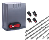 Σετ μοτέρ συρόμενης πόρτας DKC500 με 4 τηλεχειριστήρια και 7m μεταλλική κρεμαγιέρα