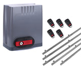 Σετ μοτέρ συρόμενης πόρτας DKC500 με 5 τηλεχειριστήρια και 5m μεταλλική κρεμαγιέρα