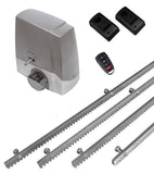 Σετ μοτέρ συρόμενης πόρτας MEKO-5 με 1 τηλεχειριστήριο, 4m μεταλλική κρεμαγιέρα και φωτοκύτταρα ενσύρματα