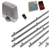 Σετ μοτέρ συρόμενης πόρτας MEKO-5 με 1 τηλεχειριστήριο, 7m μεταλλική κρεμαγιέρα και φωτοκύτταρα με ανακλαστήρα