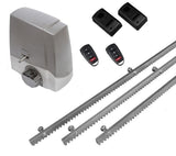 Σετ μοτέρ συρόμενης πόρτας MEKO-5 με 2 τηλεχειριστήρια, 3m μεταλλική κρεμαγιέρα και φωτοκύτταρα ενσύρματα