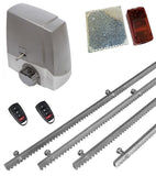 Σετ μοτέρ συρόμενης πόρτας MEKO-5 με 2 τηλεχειριστήρια, 4m μεταλλική κρεμαγιέρα και φωτοκύτταρα με ανακλαστήρα