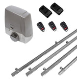 Σετ μοτέρ συρόμενης πόρτας MEKO-5 με 3 τηλεχειριστήρια, 4m μεταλλική κρεμαγιέρα και φωτοκύτταρα ενσύρματα