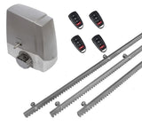 Σετ μοτέρ συρόμενης πόρτας MEKO-5 με 4 τηλεχειριστήρια και 3m μεταλλική κρεμαγιέρα