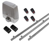 Σετ μοτέρ συρόμενης πόρτας MEKO-5 με 4 τηλεχειριστήρια, 3m μεταλλική κρεμαγιέρα και φωτοκύτταρα ενσύρματα