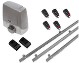 Σετ μοτέρ συρόμενης πόρτας MEKO-5 με 5 τηλεχειριστήρια, 3m μεταλλική κρεμαγιέρα και φωτοκύτταρα ενσύρματα