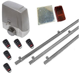 Σετ μοτέρ συρόμενης πόρτας MEKO-5 με 5 τηλεχειριστήρια, 3m μεταλλική κρεμαγιέρα και φωτοκύτταρα με ανακλαστήρα