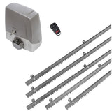 Σετ μοτέρ συρόμενης πόρτας MEKO-8 με 1 τηλεχειριστήριο και 5m μεταλλική κρεμαγιέρα