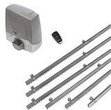 Σετ μοτέρ συρόμενης πόρτας MEKO-8 με 1 τηλεχειριστήριο και 6m μεταλλική κρεμαγιέρα