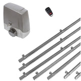 Σετ μοτέρ συρόμενης πόρτας MEKO-8 με 1 τηλεχειριστήριο και 7m μεταλλική κρεμαγιέρα