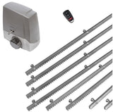 Σετ μοτέρ συρόμενης πόρτας MEKO-8 με 1 τηλεχειριστήριο και 8m μεταλλική κρεμαγιέρα