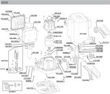 Επί μέρους τμήματα μηχανισμού γκαραζόπορτας RIB K500