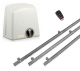 Σετ μοτέρ συρόμενης πόρτας PROTECO STRIKE-5 με 1 τηλεχειριστήριο και 3m μεταλλική κρεμαγιέρα