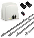 Σετ μοτέρ συρόμενης πόρτας PROTECO STRIKE-5 με 1 τηλεχειριστήριο, 4m μεταλλική κρεμαγιέρα και φωτοκύτταρα ενσύρματα