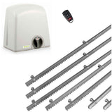 Σετ μοτέρ συρόμενης πόρτας PROTECO STRIKE-5 με 1 τηλεχειριστήριο και 7m μεταλλική κρεμαγιέρα