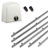 Σετ μοτέρ συρόμενης πόρτας PROTECO STRIKE-5 με 2 τηλεχειριστήρια και 6m μεταλλική κρεμαγιέρα