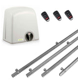 Σετ μοτέρ συρόμενης πόρτας PROTECO STRIKE-5 με 3 τηλεχειριστήρια και 4m μεταλλική κρεμαγιέρα