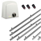 Σετ μοτέρ συρόμενης πόρτας PROTECO STRIKE-5 με 3 τηλεχειριστήρια και 7m μεταλλική κρεμαγιέρα