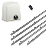 Σετ μοτέρ συρόμενης πόρτας PROTECO STRIKE-8 με 1 τηλεχειριστήριο και 5m μεταλλική κρεμαγιέρα