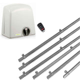 Σετ μοτέρ συρόμενης πόρτας PROTECO STRIKE-8 με 1 τηλεχειριστήριο και 6m μεταλλική κρεμαγιέρα