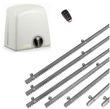 Σετ μοτέρ συρόμενης πόρτας PROTECO STRIKE-8 με 1 τηλεχειριστήριο και 7m μεταλλική κρεμαγιέρα