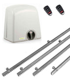 Σετ μοτέρ συρόμενης πόρτας PROTECO STRIKE-8 με 2 τηλεχειριστήρια και 4m μεταλλική κρεμαγιέρα