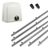 Σετ μοτέρ συρόμενης πόρτας PROTECO STRIKE-8 με 2 τηλεχειριστήρια και 6m μεταλλική κρεμαγιέρα