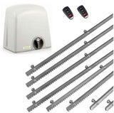 Σετ μοτέρ συρόμενης πόρτας PROTECO STRIKE-8 με 2 τηλεχειριστήρια και 8m μεταλλική κρεμαγιέρα