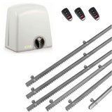 Σετ μοτέρ συρόμενης πόρτας PROTECO STRIKE-8 με 3 τηλεχειριστήρια και 6m μεταλλική κρεμαγιέρα