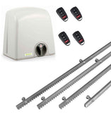 Σετ μοτέρ συρόμενης πόρτας PROTECO STRIKE-8 με 4 τηλεχειριστήρια και 4m μεταλλική κρεμαγιέρα