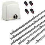 Σετ μοτέρ συρόμενης πόρτας PROTECO STRIKE-8 με 4 τηλεχειριστήρια και 6m μεταλλική κρεμαγιέρα