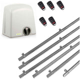 Σετ μοτέρ συρόμενης πόρτας PROTECO STRIKE-8 με 5 τηλεχειριστήρια και 6m μεταλλική κρεμαγιέρα