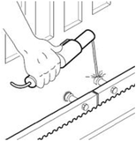 ηλεκτροσυγκόλληση μεταλλικής κρεμαγιέρας μοτέρ γκαραζόπορτας