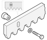 μεταλλική κρεμαγιέρα - αποστάτες μοτέρ γκαραζόπορτας