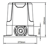 Μοτέρ συρόμενης γκαραζόπορτας για πόρτα μέχρι 800 κιλά ΡΥΜ-Ν2208