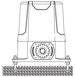 Μοτέρ συρόμενης γκαραζόπορτας για πόρτα μέχρι 800 κιλά ΡΥΜ-Ν2208