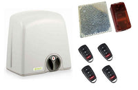 Σετ μοτέρ συρόμενης πόρτας PROTECO STRIKE-5 με 4 τηλεχειριστήρια και φωτοκύτταρα με ανακλαστήρα